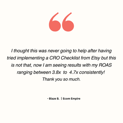 SHOPIFY CRO FIX KIT