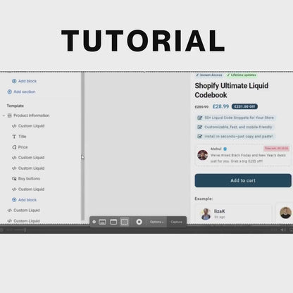 SHOPIFY LIQUID CODES